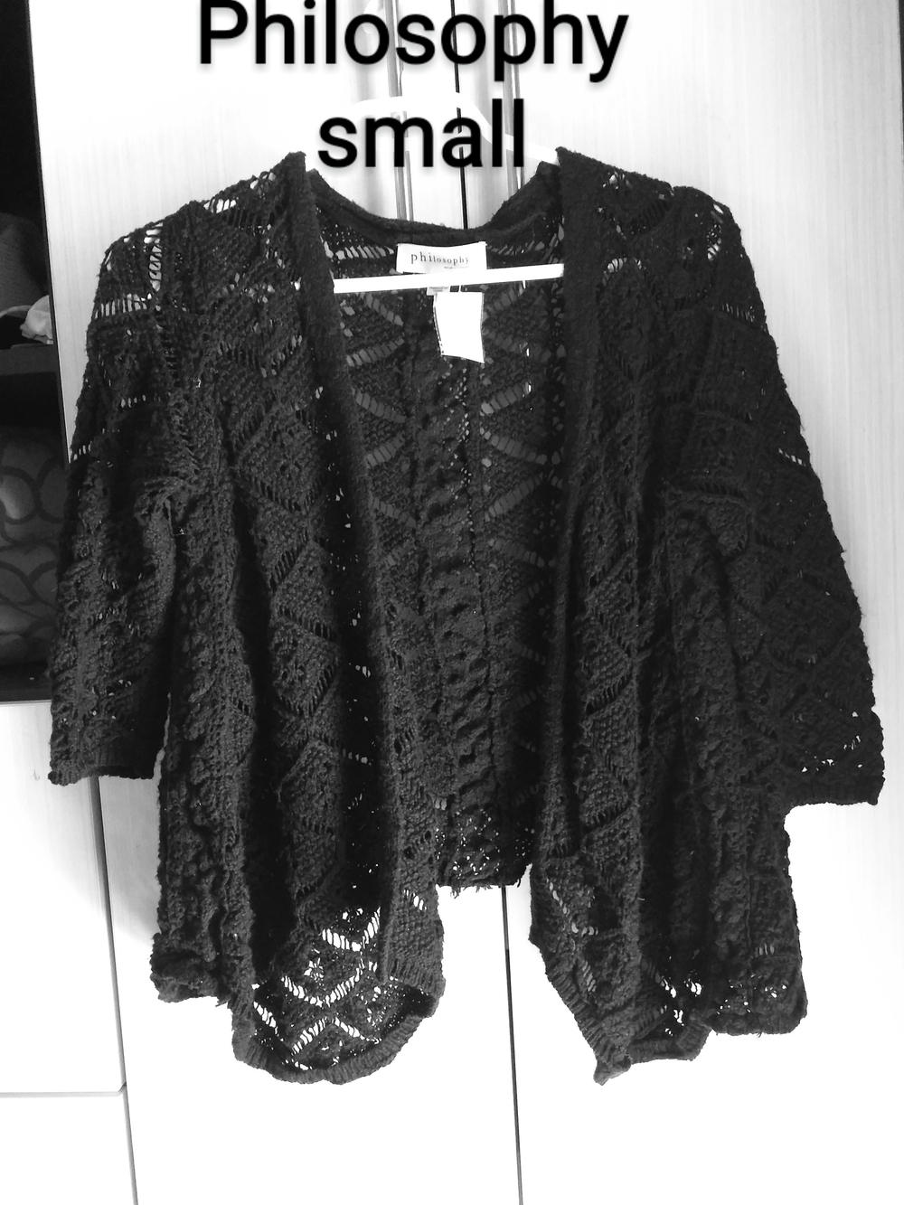 Philosophy Crochet Cardigan